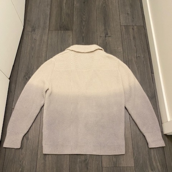 Tom Ford Ombre Wool Mohair And Silk Blend Cardigan Size L - Picture 9 of 12